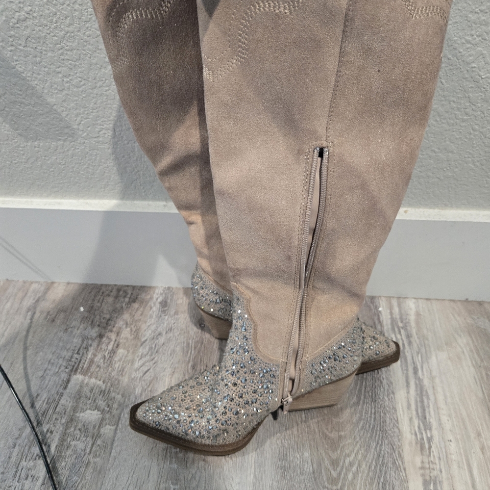 Madden Girl Sparkly Boots - Picture 8 of 16